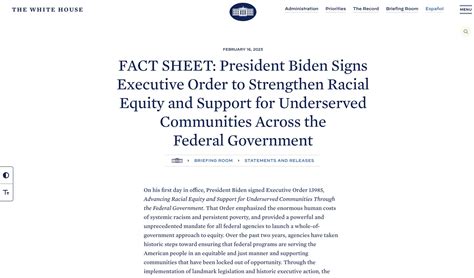 FACT SHEET: President Biden Signs Executive Order to 